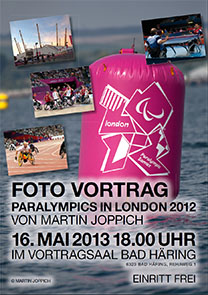 Einladung zu Fotovortrag - Paralympics in London